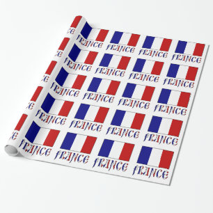 Papel De Regalo Bandera Francesa y Francia