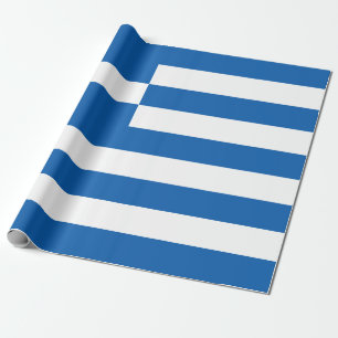 Papel De Regalo Bandera griega (Grecia)