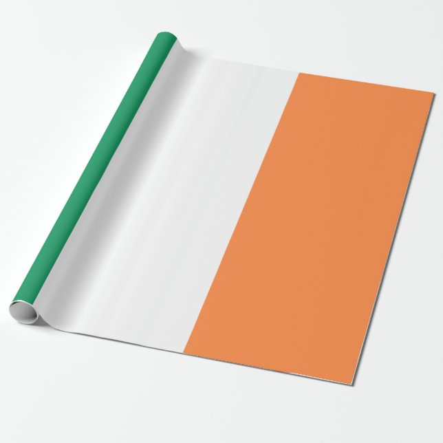 Papel De Regalo Bandera irlandesa (República de Irlanda) (ROI) (Ei (Desenrollado)