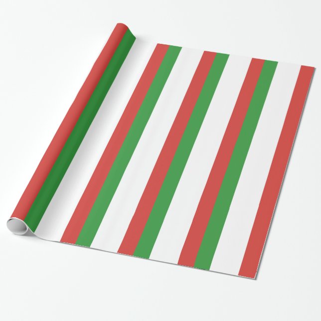 Papel De Regalo Bandera italiana (Desenrollado)