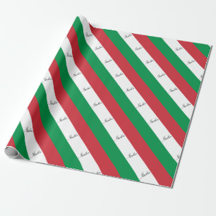 Papel De Regalo Bandera italiana - bandera de Italia - Italia