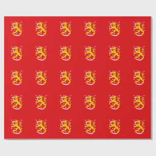 Papel De Regalo Bandera medieval de Finlandia
