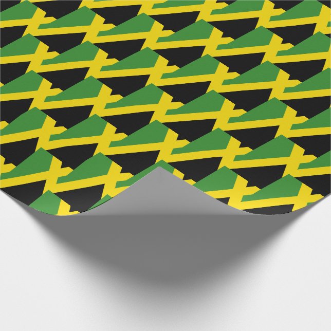 Papel De Regalo BANDERA moderna DE JAMAICA (Esquina)