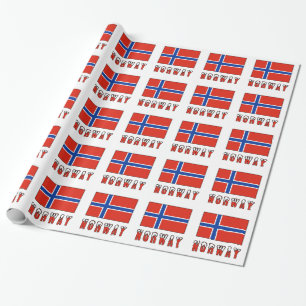Papel De Regalo Bandera noruega