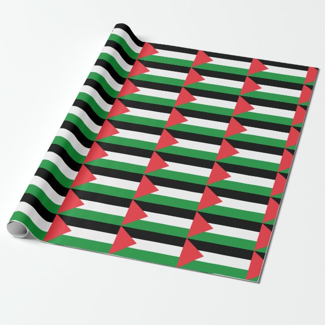 PAPEL DE REGALO BANDERA PALESTINA GRATUITA (Desenrollado)
