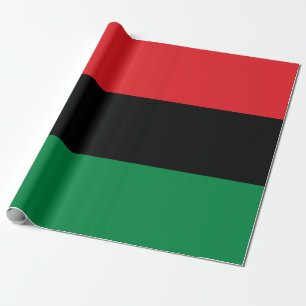 Papel De Regalo Bandera Panafricana UNIA