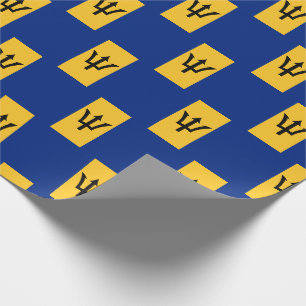 Papel De Regalo BANDERA Patriótica BARBADOS