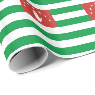 Papel De Regalo Bandera patriótica de Abjasia