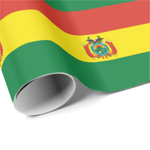 Papel De Regalo Bandera Patriótica de Bolivia