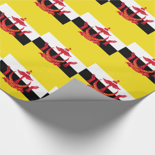 Papel De Regalo Bandera Patriótica De Brunei
