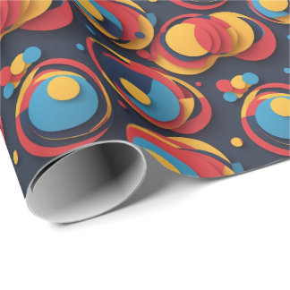 Papel De Regalo Bandera Rumana Tricolor de puntos