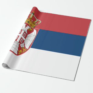 Papel De Regalo Bandera serbia