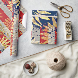 Papel De Regalo Bandera y girasoles