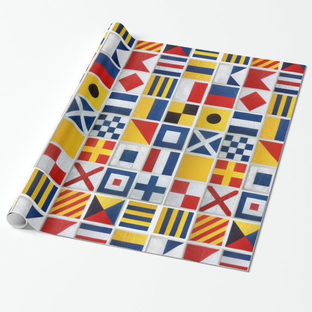 Papel De Regalo Banderas del semáforo (Desenrollado)