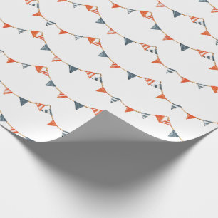 Papel De Regalo Banderas Náuticas Shower de Bebé