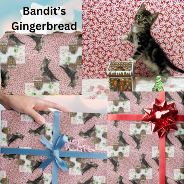 Papel De Regalo Bandit the Cat's Gingerbread House (Subido por el creador)