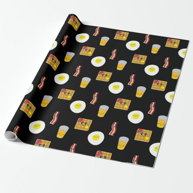 Papel De Regalo Banner de desayuno (Desenrollado)