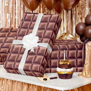 Papel De Regalo Bar de vaina de chocolate