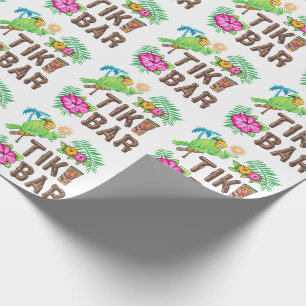 PAPEL DE REGALO BAR TIKI TROPICAL