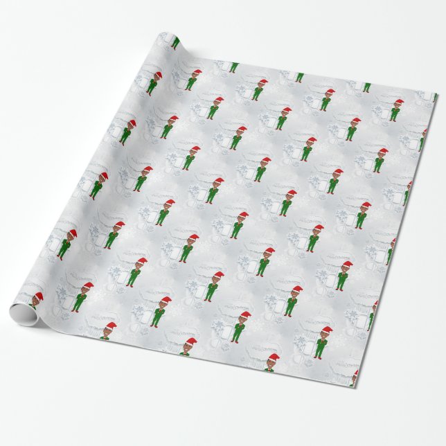 Papel De Regalo barack obama santa (Desenrollado)