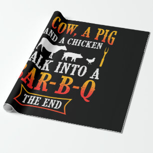 Papel De Regalo Barbacoa   Barbacoa Bbq Chiste Regalo Grill Master