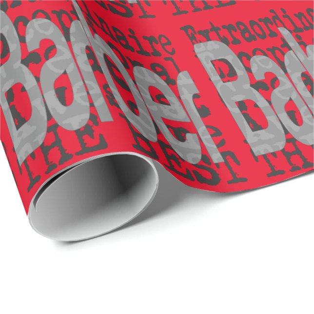 Papel De Regalo Barber Extraordinaire (Esquina del rollo)