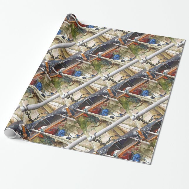 PAPEL DE REGALO BARCOS (Desenrollado)