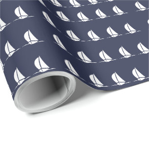 Papel De Regalo Barcos de vela