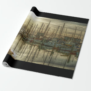 Papel De Regalo Barcos en el puerto