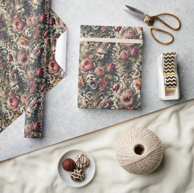 Papel De Regalo Baroque Hunger Pains – Gothic Victorian (Artesanía)