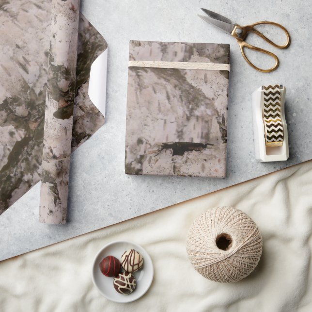 Papel De Regalo Barquilla de Birch Blanca (Artesanía)