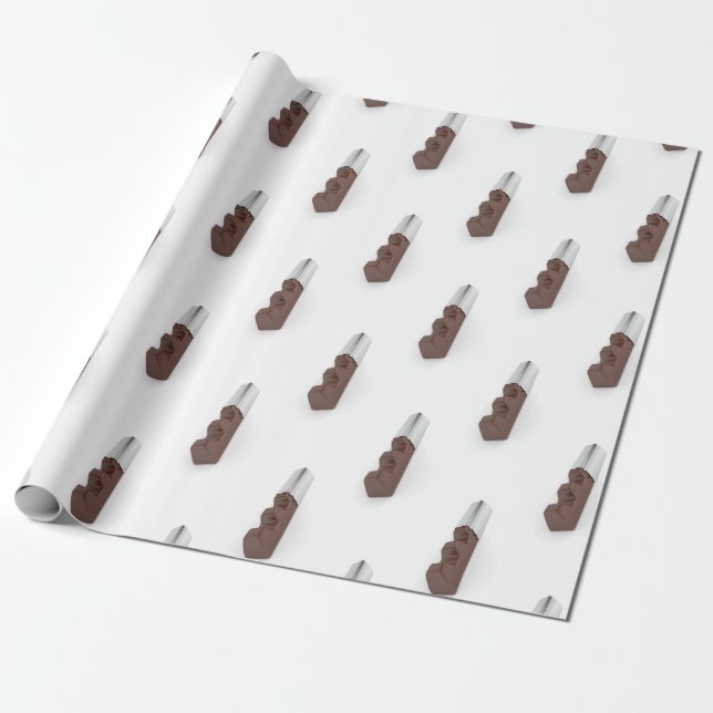 Papel De Regalo Barra de chocolate (Desenrollado)