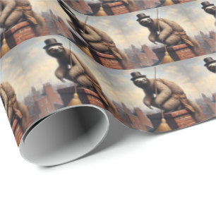 Papel De Regalo Barrido eslovaco de chimenea