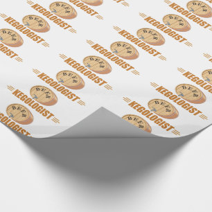 Papel De Regalo Barril de cerveza humorístico
