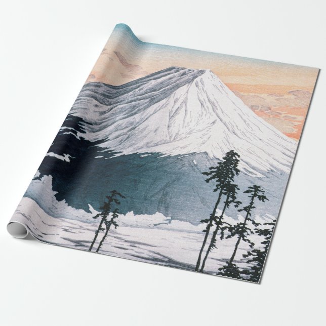 Papel De Regalo Barrio de Katsuyama, por Hiroaki Takahashi (Desenrollado)