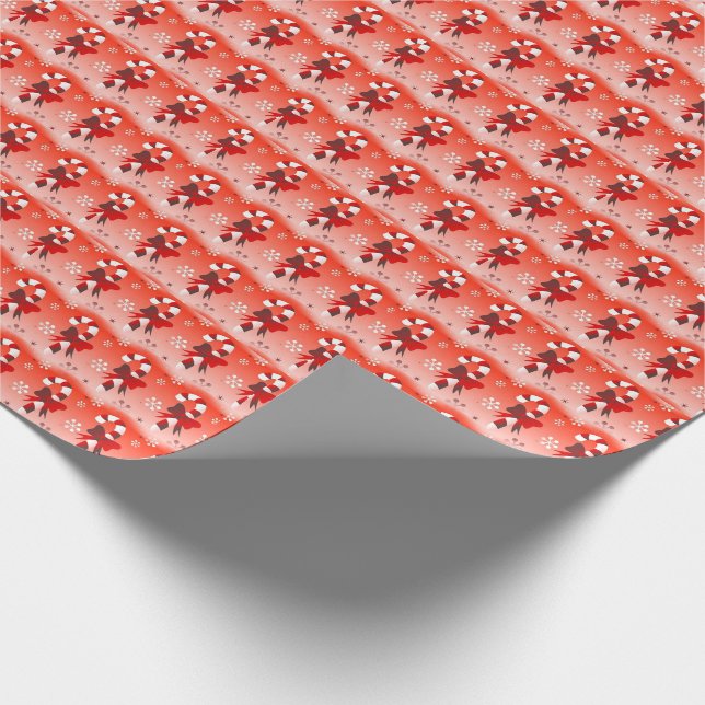 Papel De Regalo Bastones de Caramelo (Esquina)