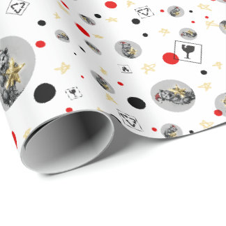 Papel De Regalo Basura Zarigüeya Chillando Árbol de Navidad Estrel