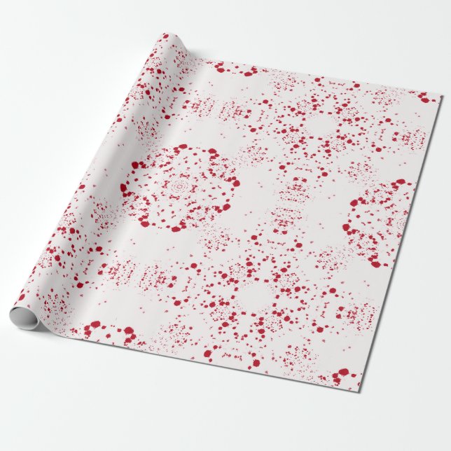 Papel De Regalo Batik Scatter© red (Desenrollado)
