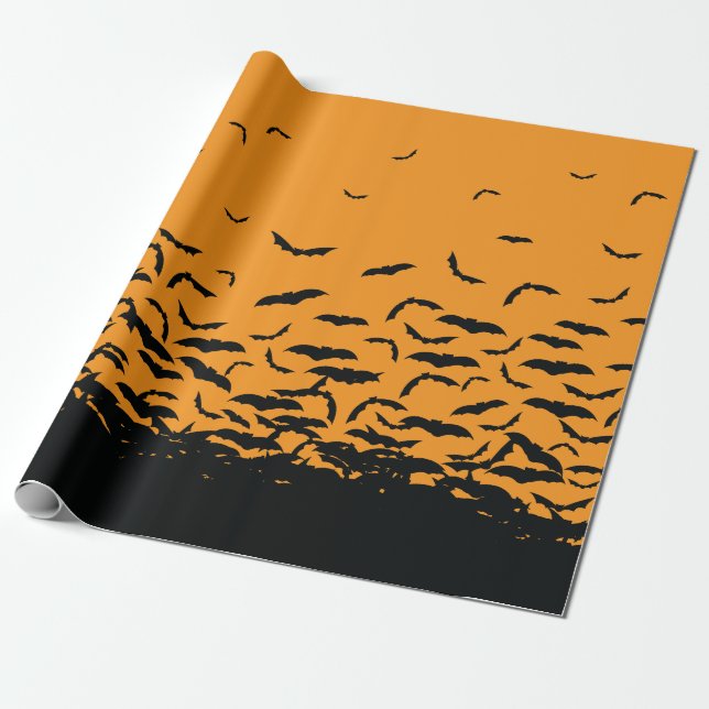 Papel De Regalo Bats (Desenrollado)