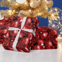 Baubles de Navidades rojos