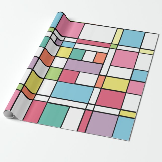 Papel De Regalo Bauhaus de Pascua (Desenrollado)