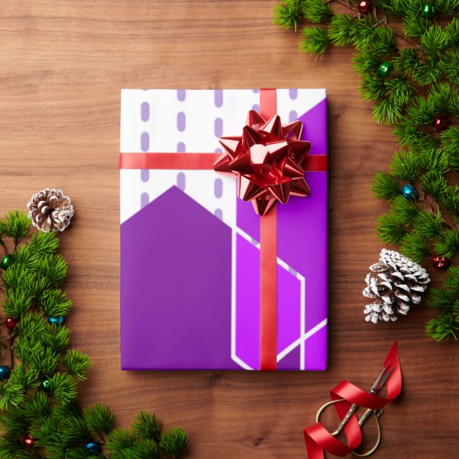 Papel De Regalo Bauhaus Hexagons (Regalo de vacaciones)