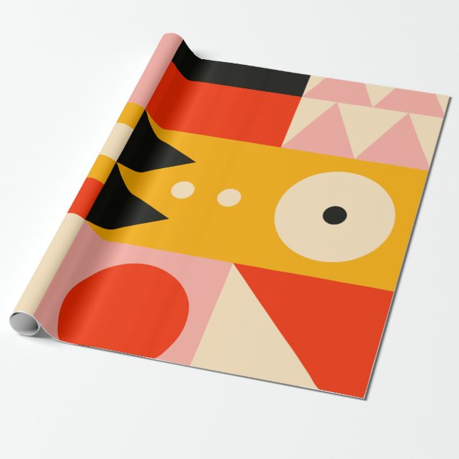 Papel De Regalo Bauhaus Wrap (Desenrollado)