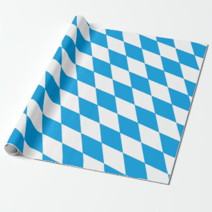 Papel De Regalo Bavaria Alemania Bandera del Diamante Diseño