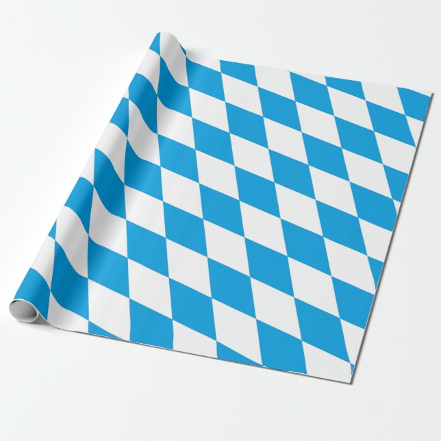 Papel De Regalo Bavaria Alemania Bandera del Diamante Diseño (Desenrollado)