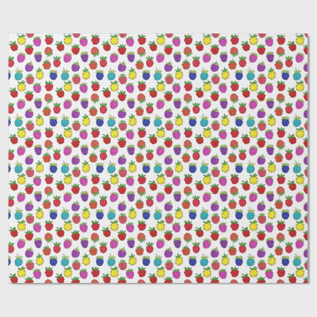 Papel De Regalo bayas (Superficie plana)