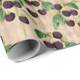 Papel De Regalo Bayas Moradas del País