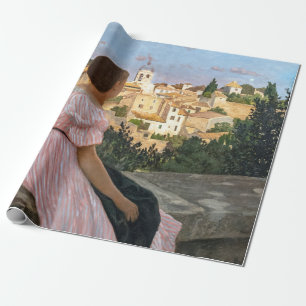 Papel De Regalo Bazille Frederic - El Vestido Rosa