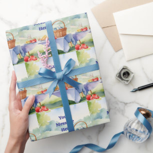 Papel De Regalo Bbq Barbecue Fiesta