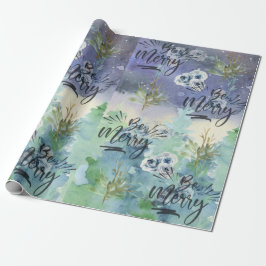 Papel De Regalo Be Merry Christmas Wrap